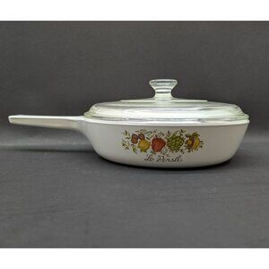Corning Ware Le Persil P-83-B Skillet Glass 6.50 inch Pyrex P-83-C Lid